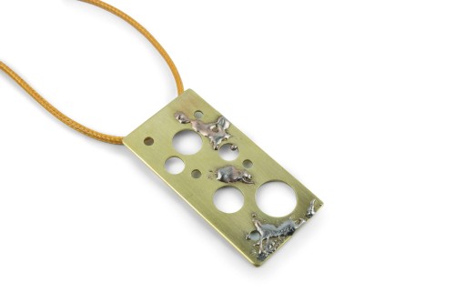 Zawieszka z mosiądzu Kreatywny Pląs