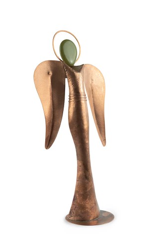 Anioł z miedzi ręcznie robiony