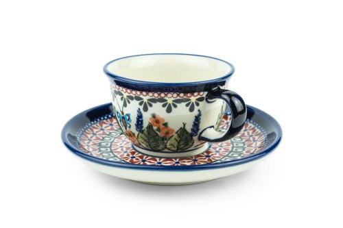 filiżanka ze spodkiem espresso ceramika